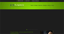 Desktop Screenshot of legacywealthmgt.com